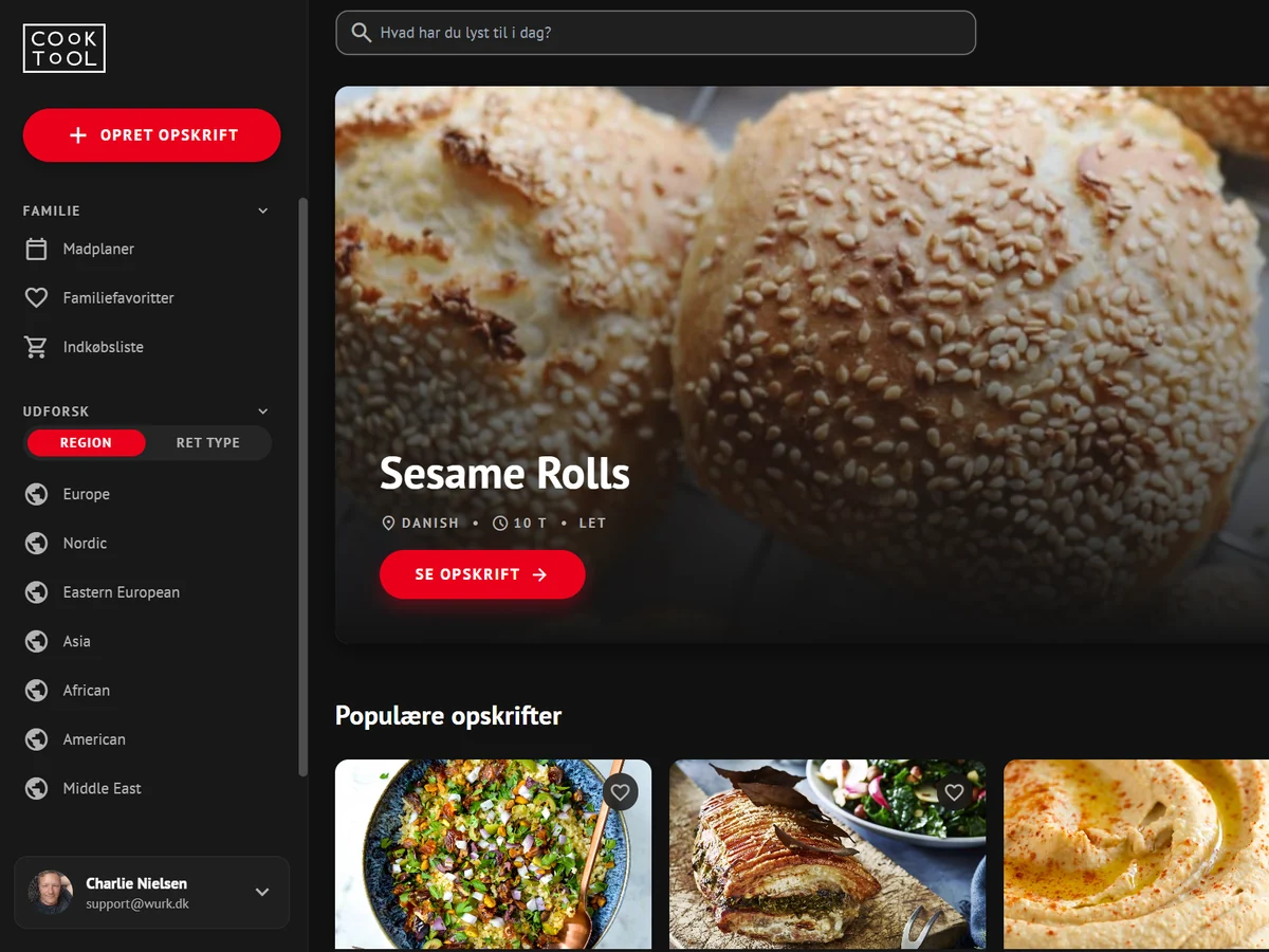 Cooktool Recipes – explore recipes by region